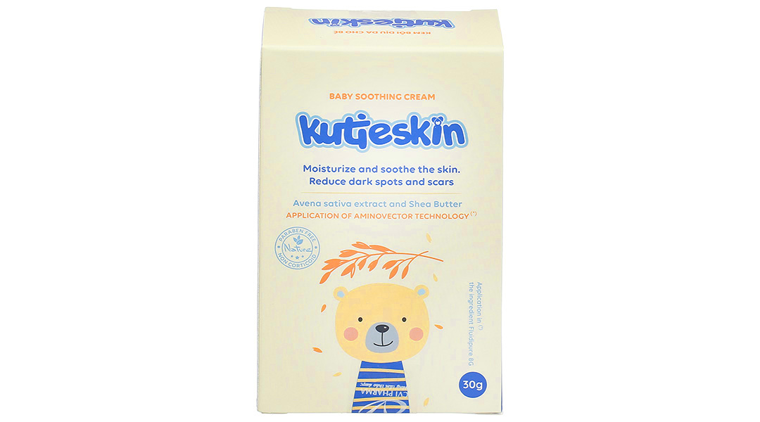 Kem bôi dịu da Kutieskin dịu vết mẫn ngứa, rôm sảy cho bé tuýp 30g - 11